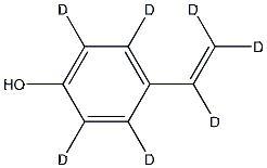 4‑Hydroxystyrene‑d₇ (contains hydroquinone as stabilizer)