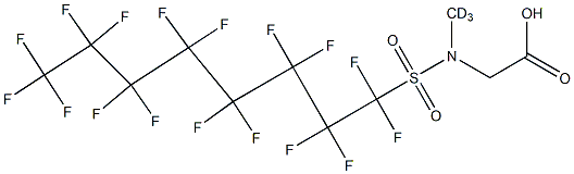 N‑MeFOSAA (N‑methyl perfluorooctane sulfonamidoacetic acid) (𝑁-methyl-D₃, 98%)