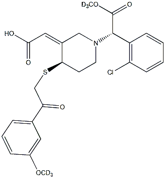 Vicagrel Active Stabilized Metabolite MP‑H4-D6