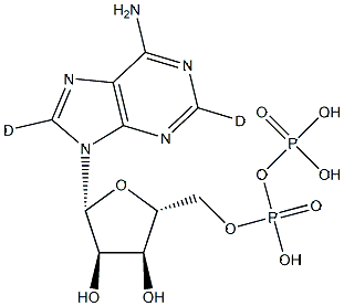 adenosine diphosphate (ADP‑8‑d₂)