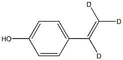 4‑Hydroxystyrene‑d₃ (contains hydroquinone as stabilizer)
