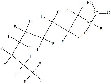 Perfluoroundecanoic acid (PFUnDA) (¹³C₂, 99%)