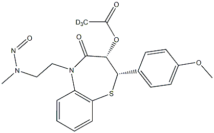 N-Desmethyl N-Nitroso Diltiazem-D3