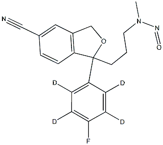 N-Nitroso-N-desmethylcitalopram-d4
