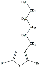 2,5‑Dibromo‑3‑hexyl‑d₁₃‑thiophene