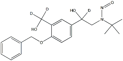 N‑Nitroso Salbutamol Impurity F‑d₃ (Deuteration Level May Vary)